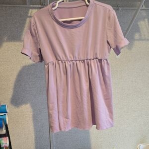 Floral Print Pants with Matching Lilac Top